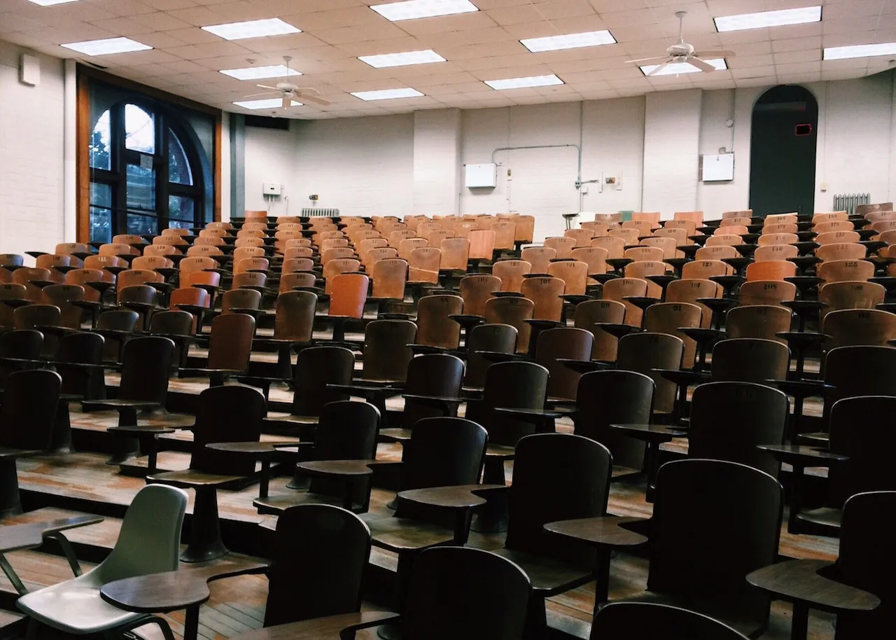 classroom at the university